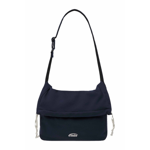 JERSEY FOLDING CROSSBODY BAG-NAVY
