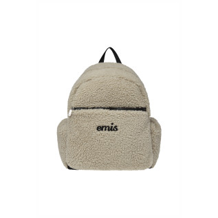 SHEARLING BACKPACK-BEIGE