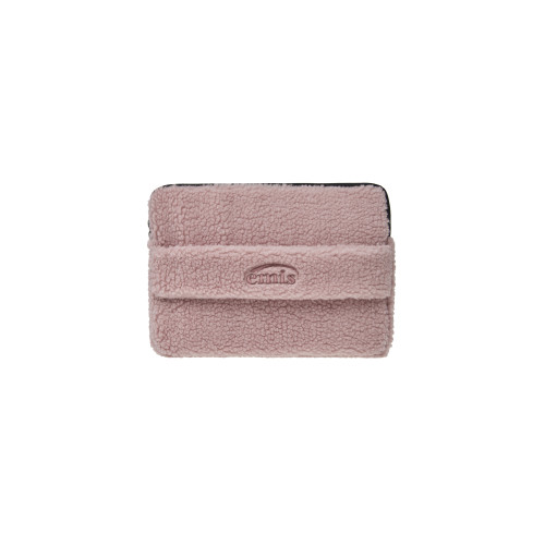SHEARLING LAPTOP POUCH-PINK