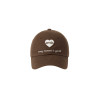 HEART WAPPEN BALL CAP-BROWN