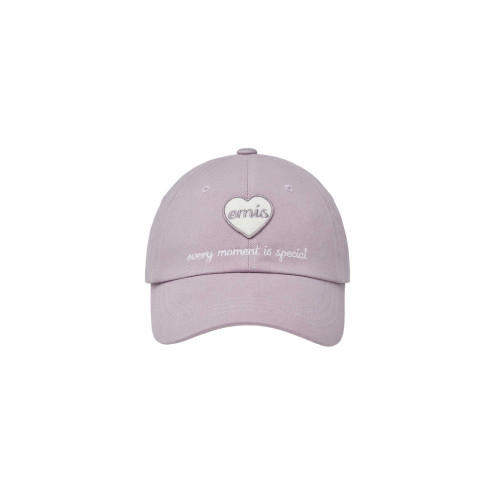 HEART WAPPEN BALL CAP-PURPLE