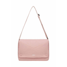 NYLON PADDED CROSSBODY BAG-PINK