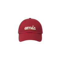 LAYERED LOGO BALL CAP-RED