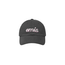 LAYERED LOGO BALL CAP-CHARCOAL