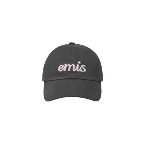 LAYERED LOGO BALL CAP-CHARCOAL