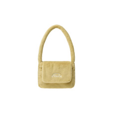 FUR SQUARE FLAP BAG-YELLOW