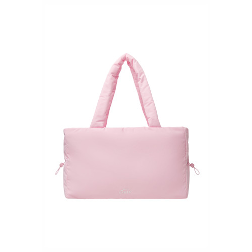 PUFFER STRING TOTE BAG-PINK