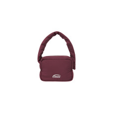 PUFFER MICRO BAG-BURGUNDY
