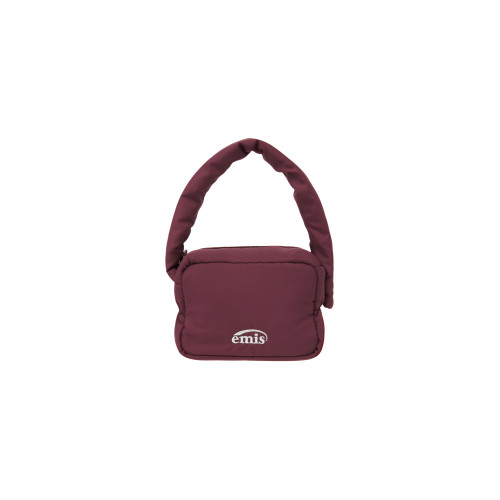 PUFFER MICRO BAG-BURGUNDY