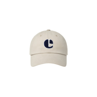 BOUCLE VINTAGE LOGO BALL CAP-BEIGE