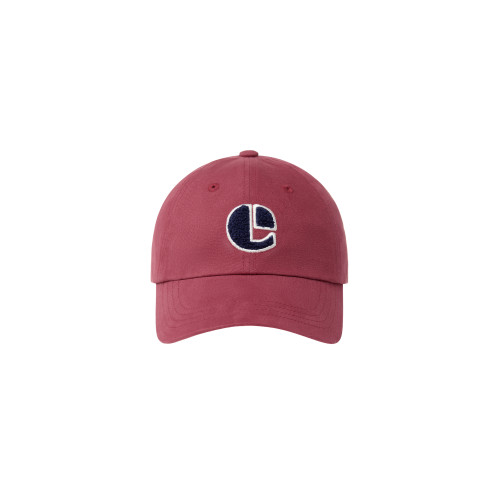 BOUCLE VINTAGE LOGO BALL CAP-RED