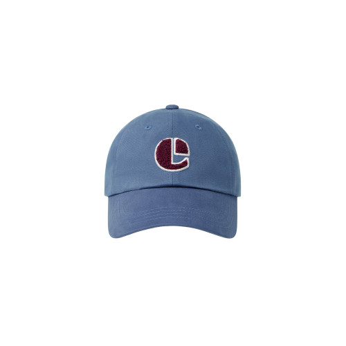 BOUCLE VINTAGE LOGO BALL CAP-BLUE