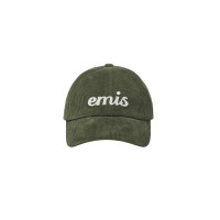 APPLIQUE CORDUROY BALL CAP-KHAKI
