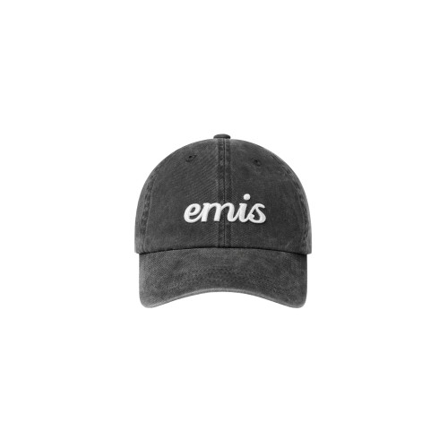 VINTAGE PIGMENT BALL CAP-BLACK