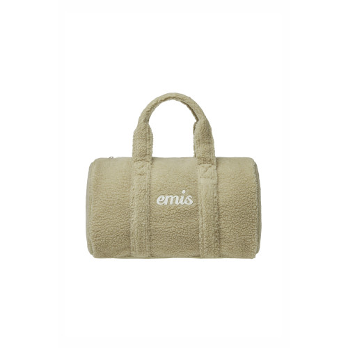 SHEARLING DUFFLE BAG-BEIGE
