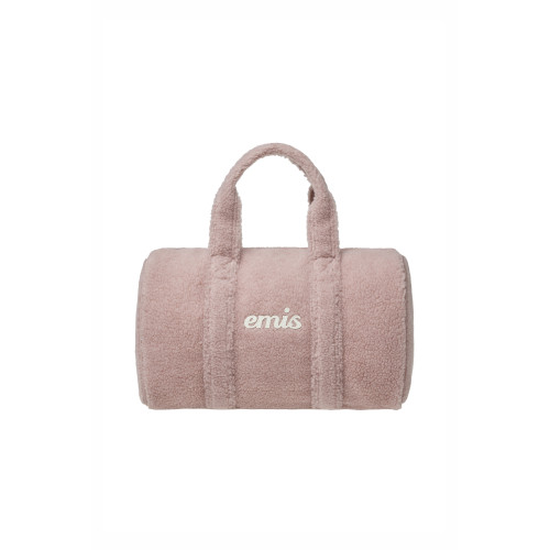 SHEARLING DUFFLE BAG-PINK