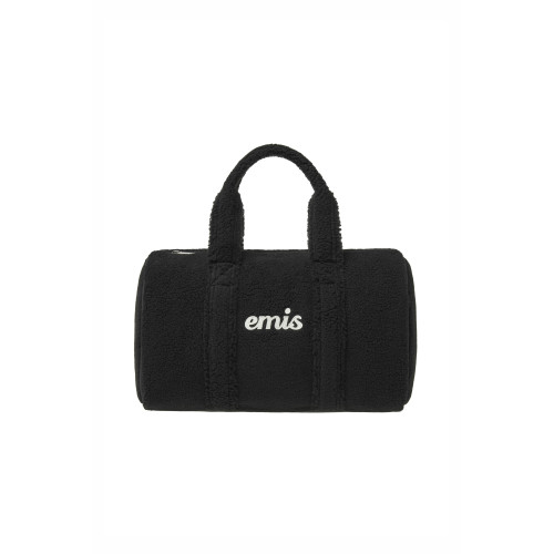 SHEARLING DUFFLE BAG-BLACK