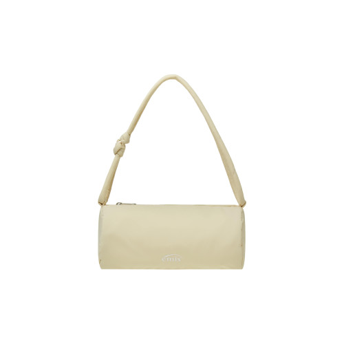 PUFFER BARREL BAG-BEIGE