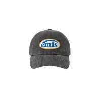 CORDUROY WAPPEN BALL CAP (RENEWAL)-CHARCOAL