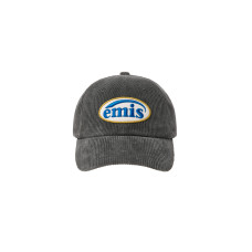 CORDUROY WAPPEN BALL CAP (RENEWAL)-CHARCOAL