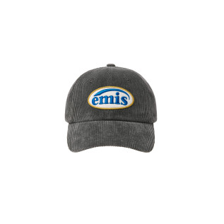 CORDUROY WAPPEN BALL CAP (RENEWAL)-CHARCOAL