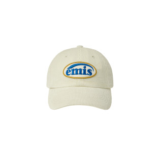 CORDUROY WAPPEN BALL CAP (RENEWAL)-CREAM