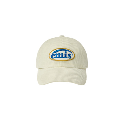 CORDUROY WAPPEN BALL CAP (RENEWAL)-CREAM