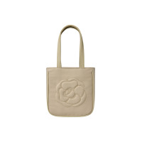 ROSE STITCH SQUARE BAG-BEIGE