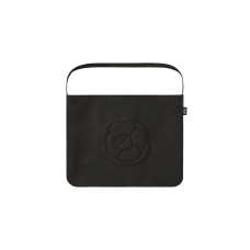 ROSE STITCH ECO BAG-BLACK