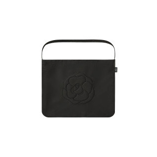 ROSE STITCH ECO BAG-BLACK