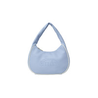 EMBOSSED LOGO HOBO BAG-SKY BLUE