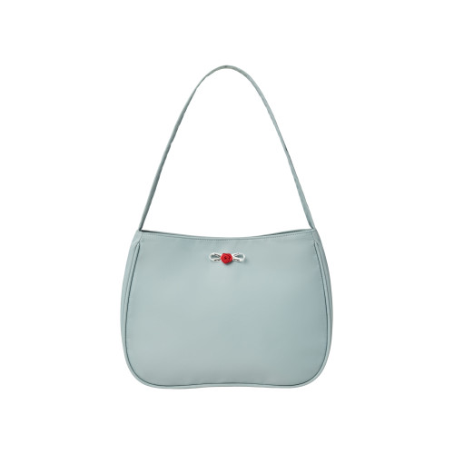 MINI CORSAGE APPLIQUE SHOULDER BAG-SKY BLUE