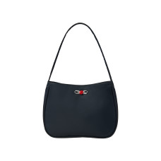 MINI CORSAGE APPLIQUE SHOULDER BAG-NAVY