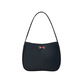 MINI CORSAGE APPLIQUE SHOULDER BAG-NAVY