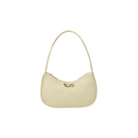 MINI CORSAGE APPLIQUE HOBO BAG-BEIGE