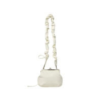 STRING STRAP CLASP FRAME PURSE BAG-IVORY