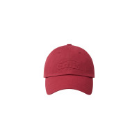 EMBOSSING LOGO BALL CAP-RED