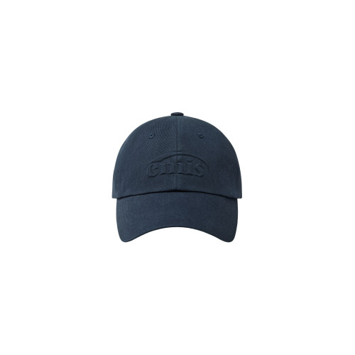 EMBOSSING LOGO BALL CAP-NAVY