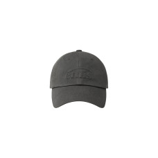 EMBOSSING LOGO BALL CAP-CHARCOAL