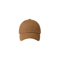 EMBOSSING LOGO BALL CAP-BROWN