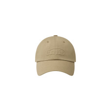 EMBOSSING LOGO BALL CAP-BEIGE