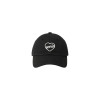 HEART BALL CAP-BLACK/WHITE