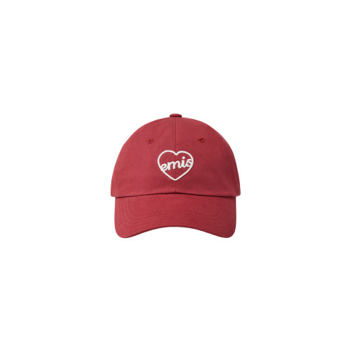 HEART BALL CAP-RED