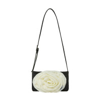 CORSAGE FLAT BAG-BLACK/IVORY