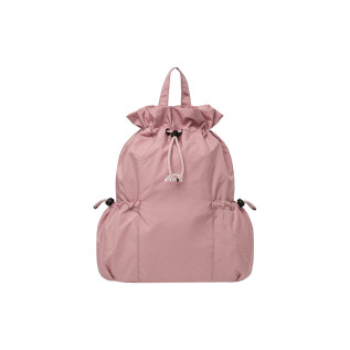 STRING ONE-SHOULDER BACKPACK-PINK